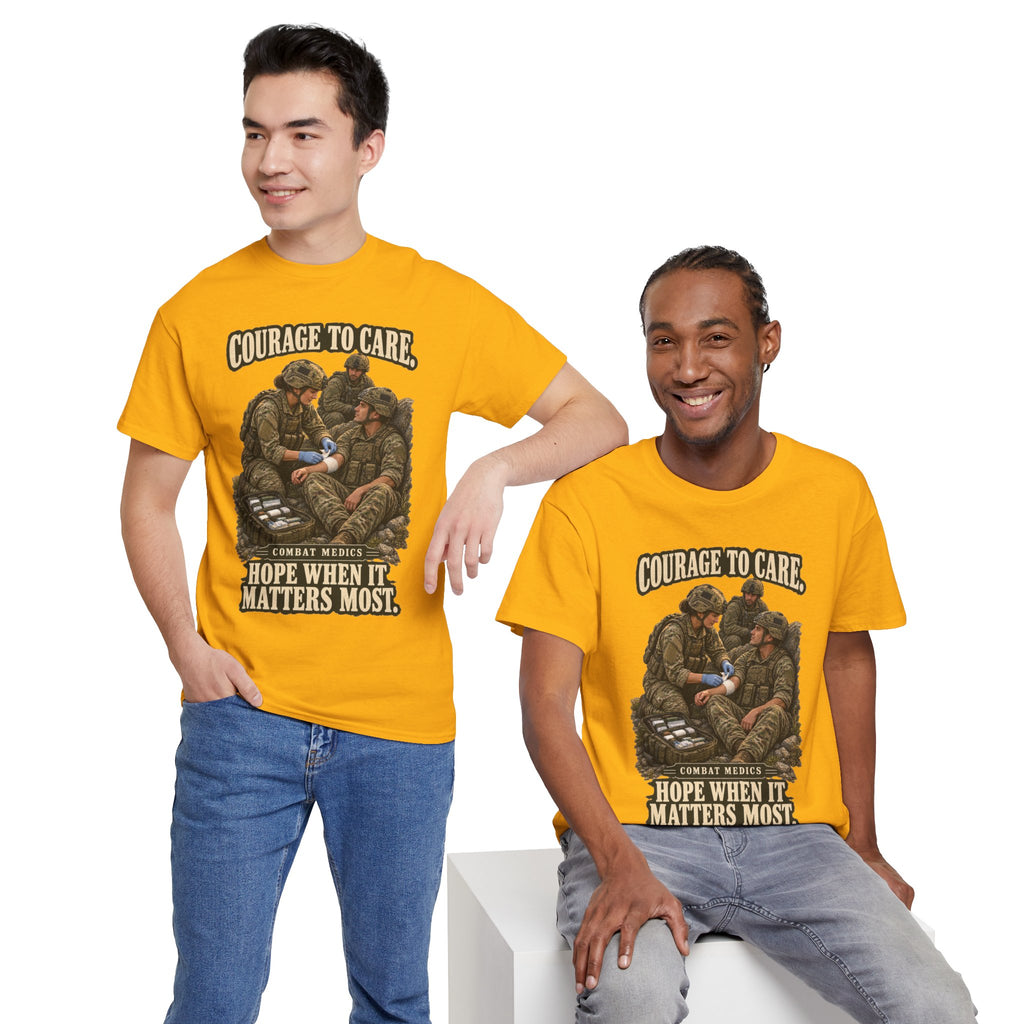 Courage to Care Combat Medic T-Shirt | Military Tribute
