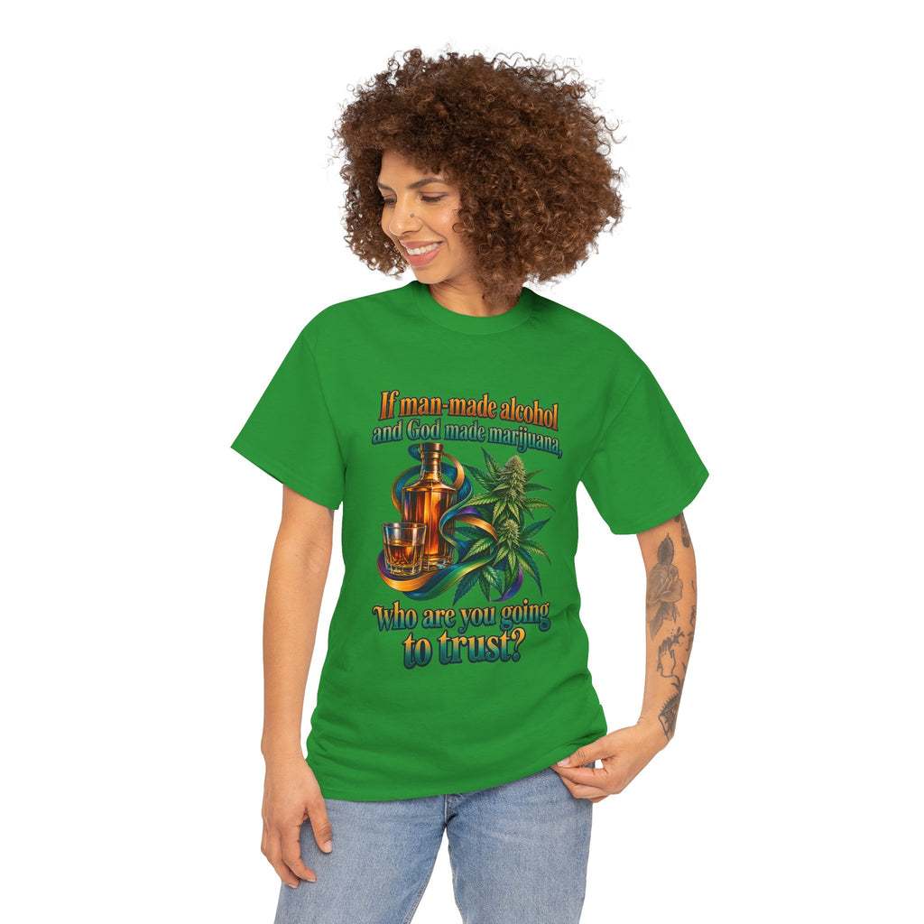 Homemade Alcohol & Cannabis Humor T-Shirt