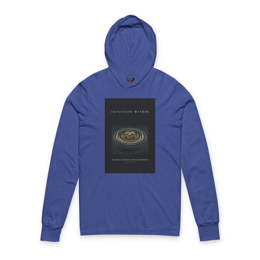Cosmic Inspiration Hooded Long Sleeve Tee | Intuition Within Signature Series