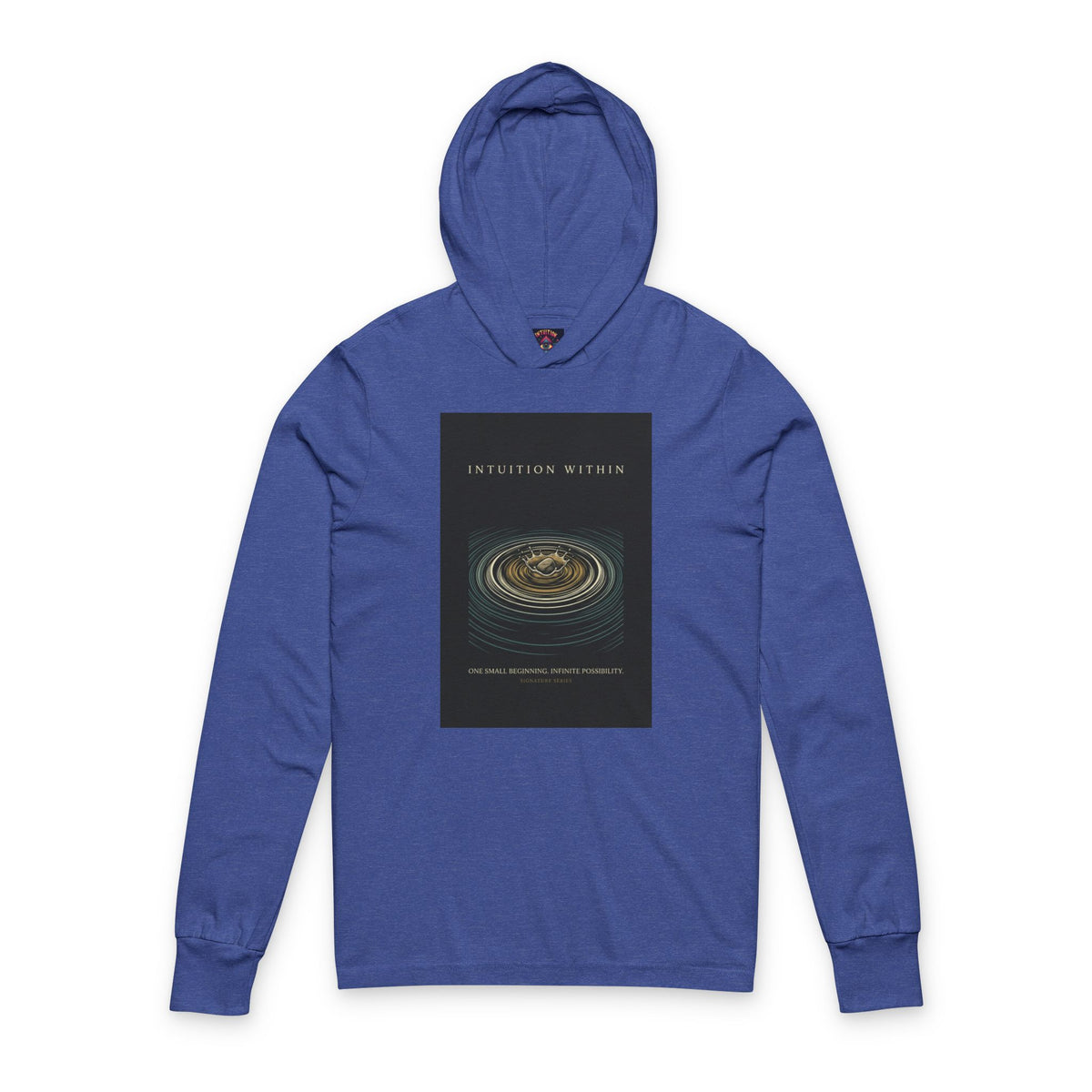 Cosmic Inspiration Hooded Long Sleeve Tee | Intuition Within Signature Series