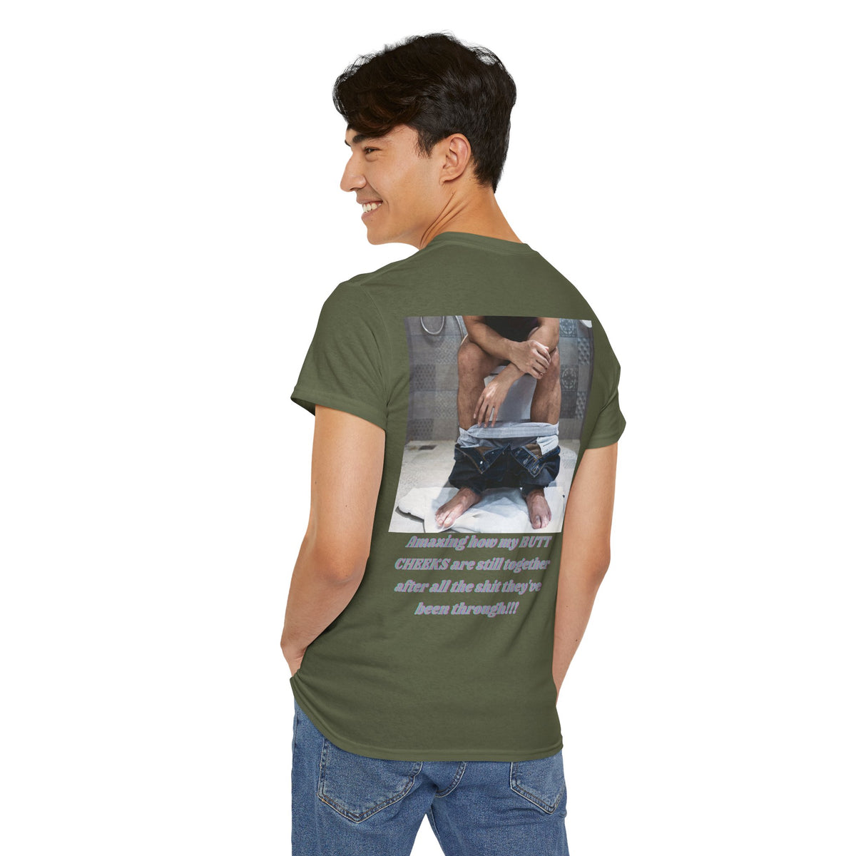 Still Together Bathroom Humor Tee – Back Print | Intuition Within