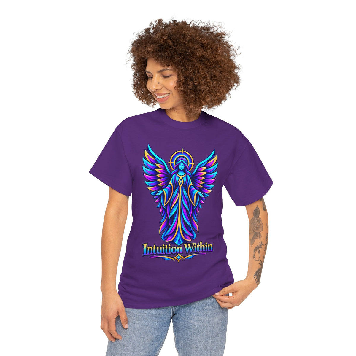 Intuition Within Angel Wings T-Shirt | Trust Your Inner Voice