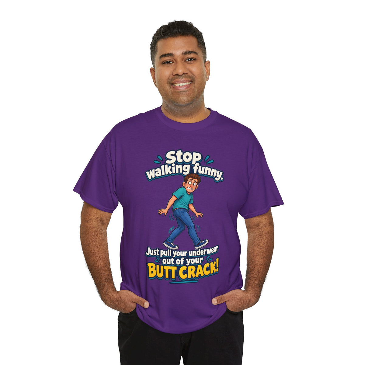 Stop Walking Funny T-Shirt | Cheeky Joke Humor