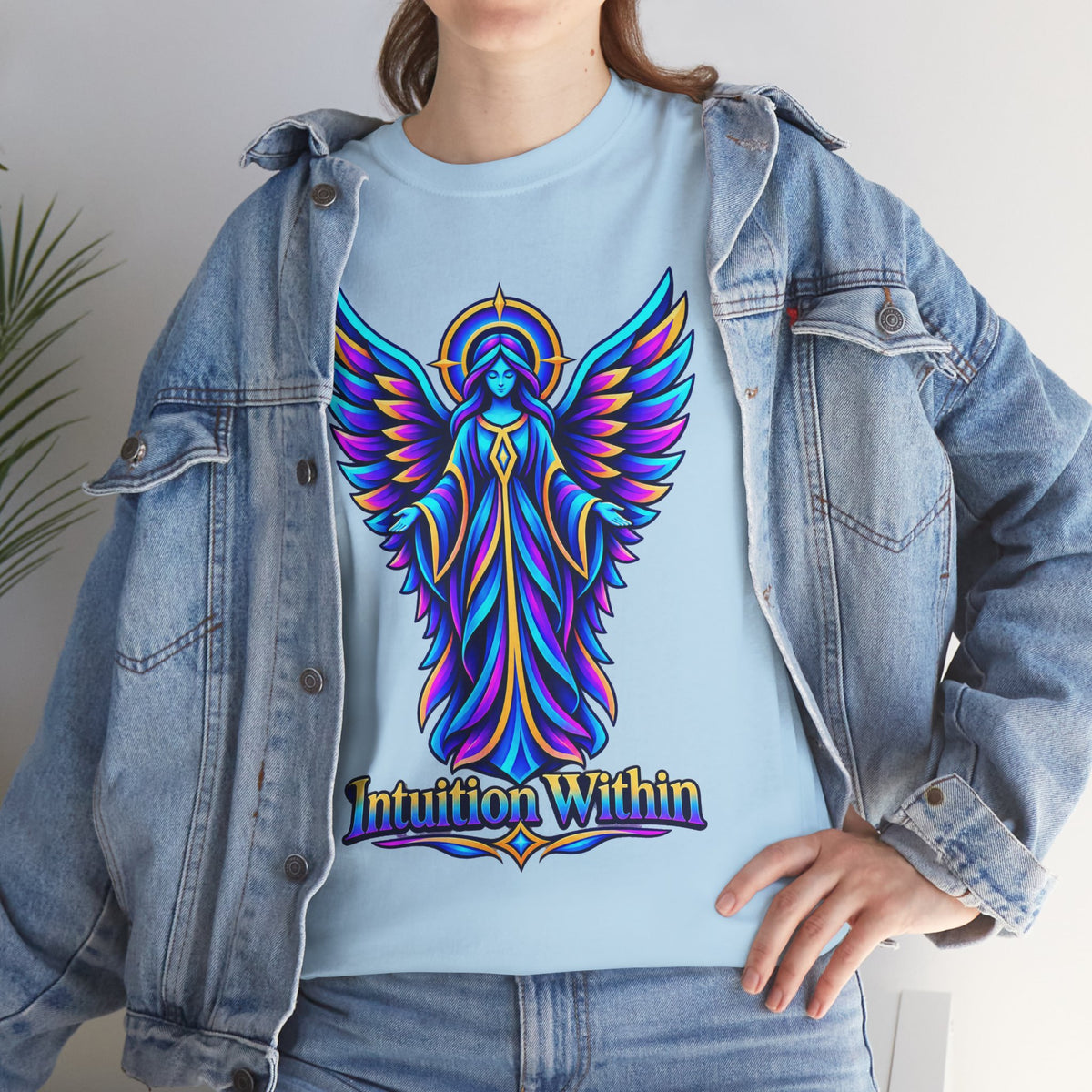 Intuition Within Angel Wings T-Shirt | Trust Your Inner Voice