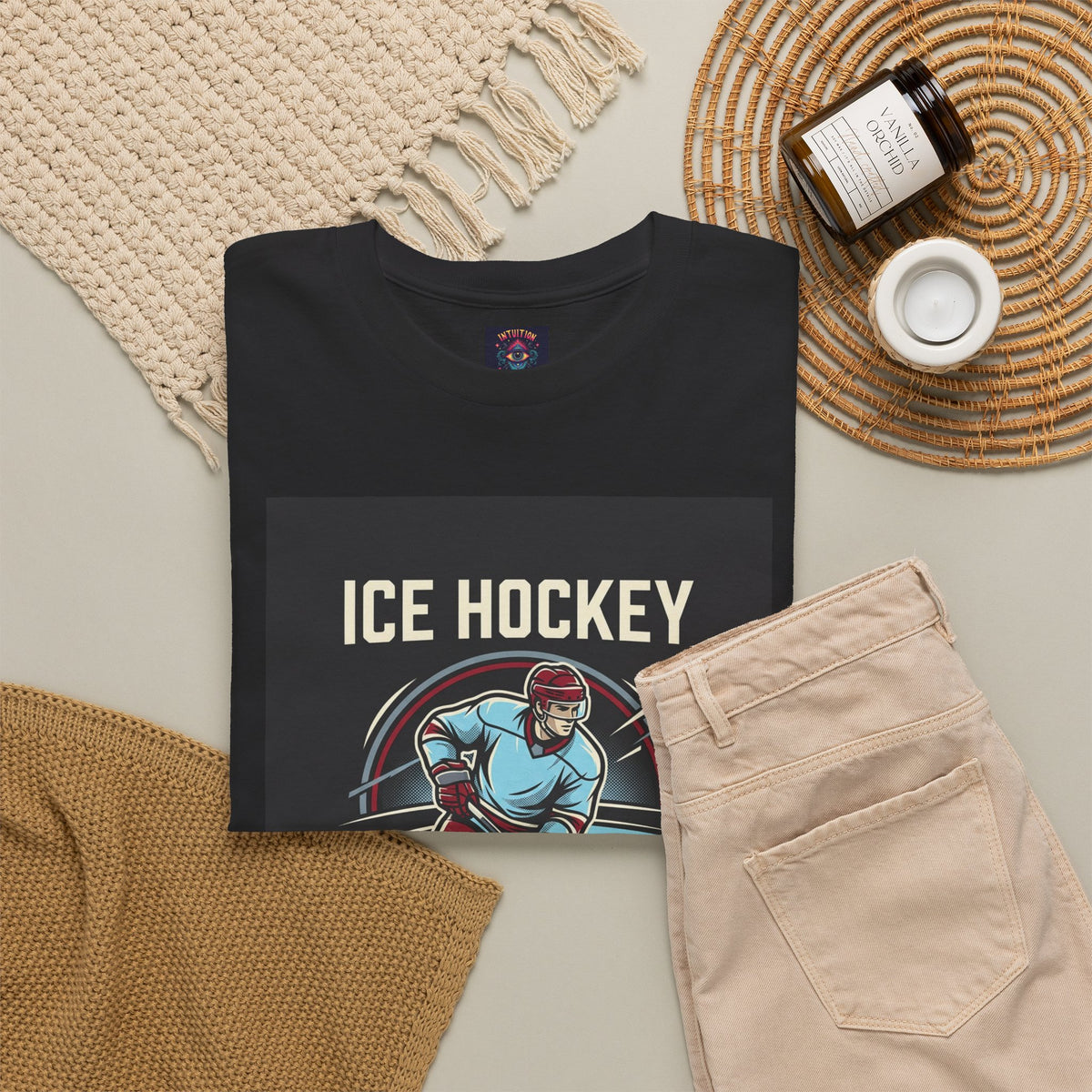 Cold Ice, All Heart Ice Hockey T-Shirt