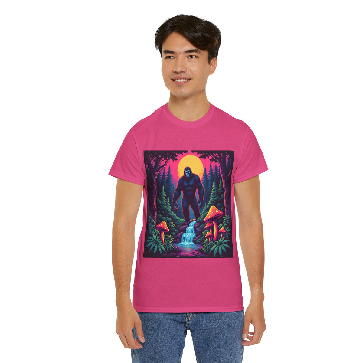 Bigfoot Enchanted Forest Graphic Tee