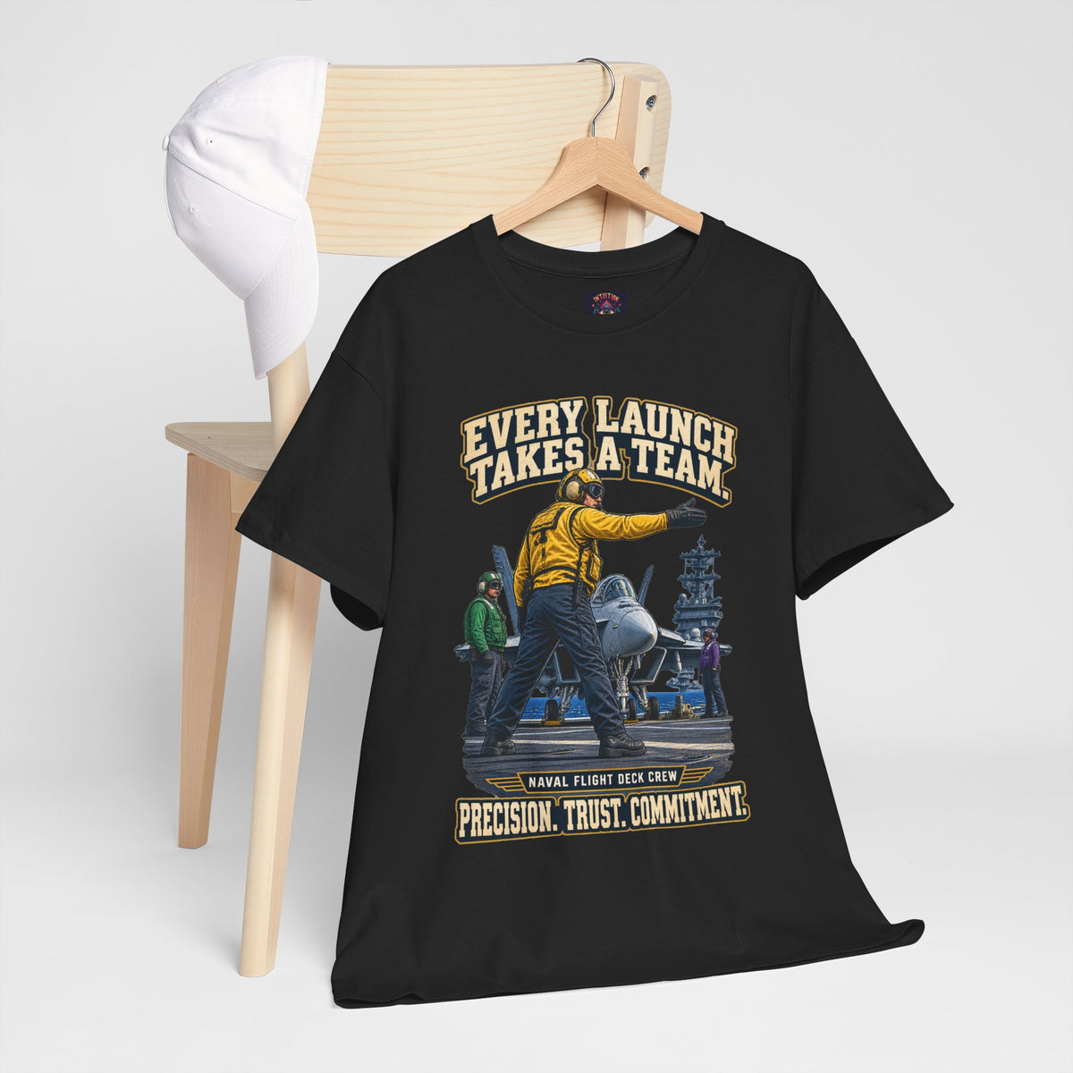 Every Launch Takes a Team T-Shirt | Precision, Trust & Commitment