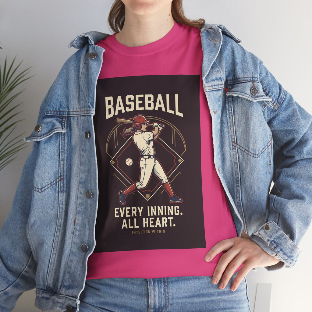 Every Inning, All Heart Baseball T-Shirt