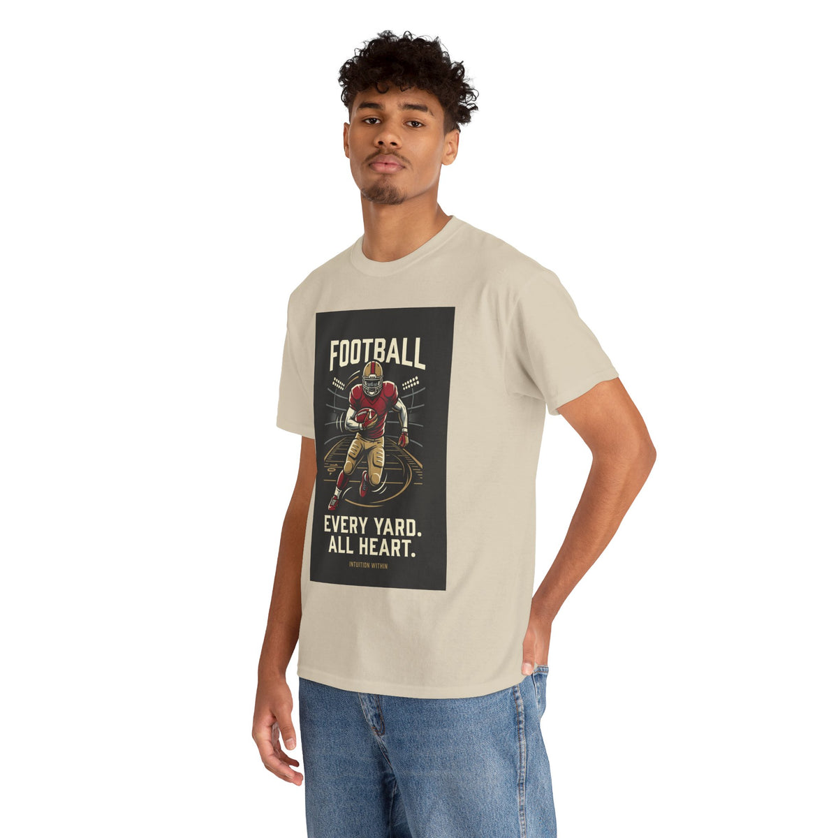 Every Yard, All Heart Football T-Shirt