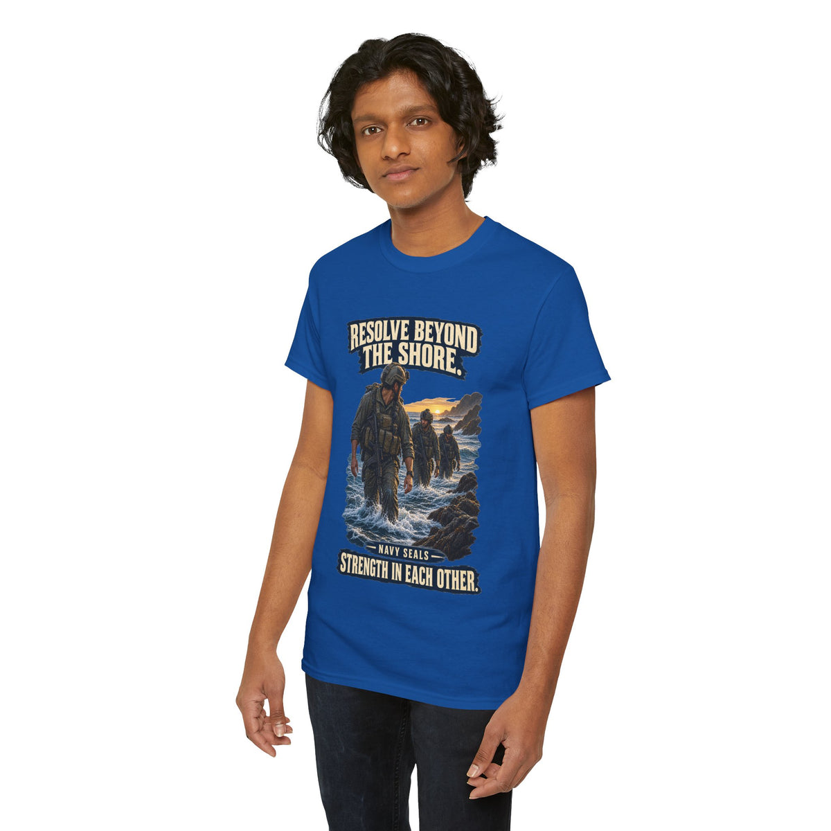 Resolve Beyond the Shore T-Shirt | Navy SEALs Tribute