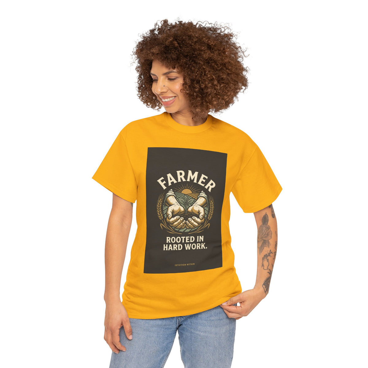 Rooted in Hard Work Farmer T-Shirt
