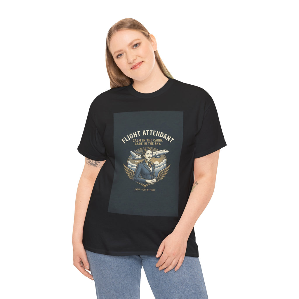 Flight Attendant T-Shirt | Calm in the Cabin