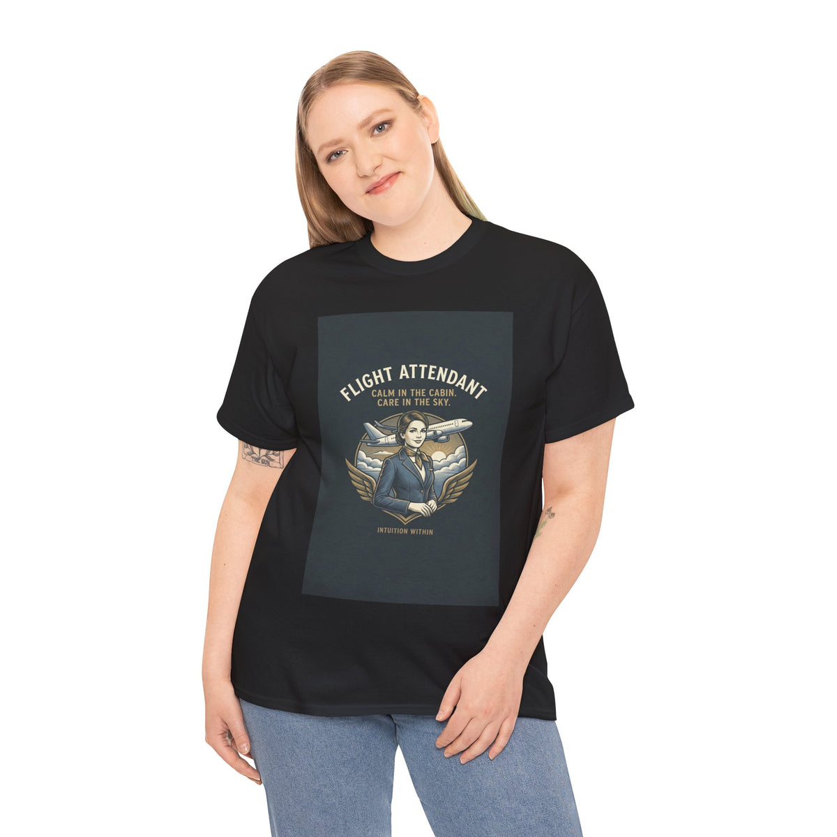 Flight Attendant T-Shirt | Calm in the Cabin