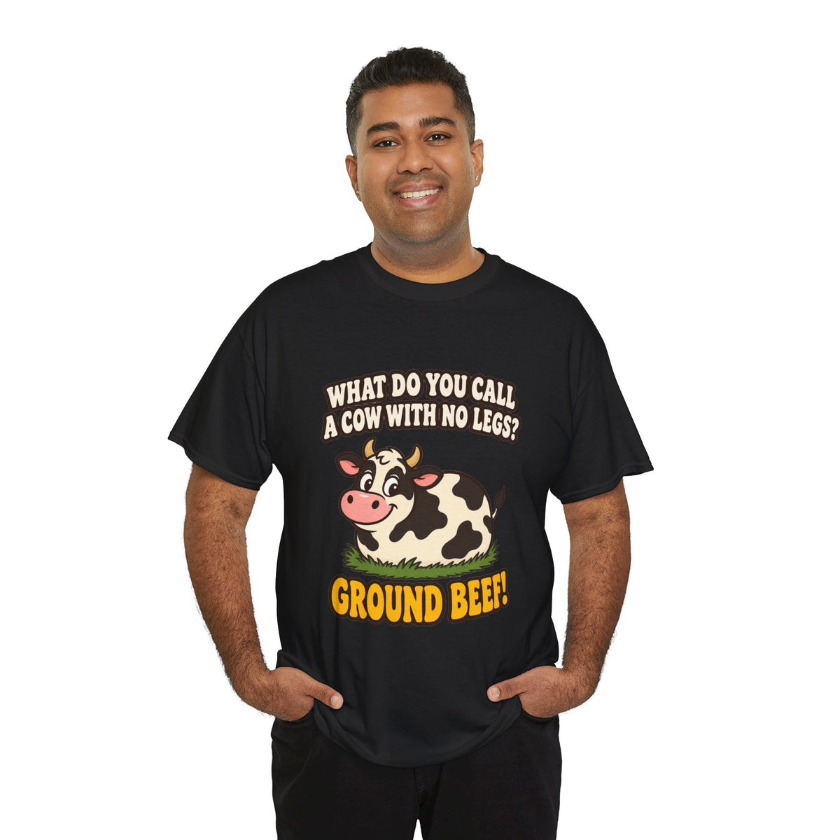 Ground Beef Cow Pun T-Shirt | Dad Joke Humor