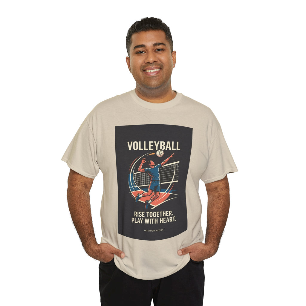 Rise Together, Play with Heart Volleyball T-Shirt