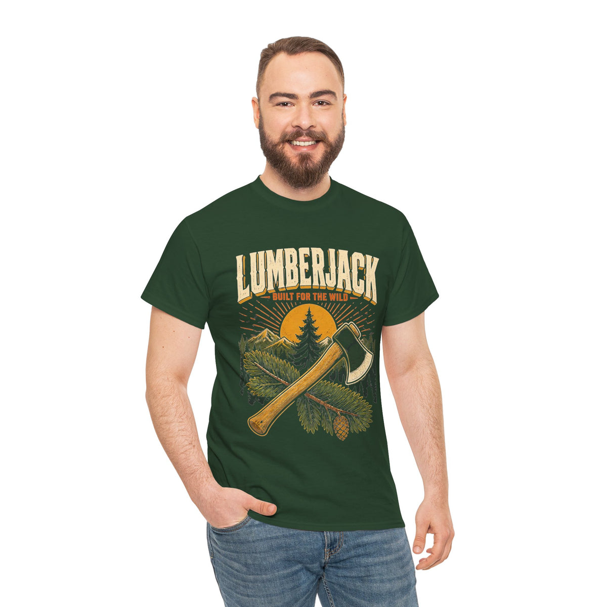 Lumberjack Built for the Wild Tribute Tee