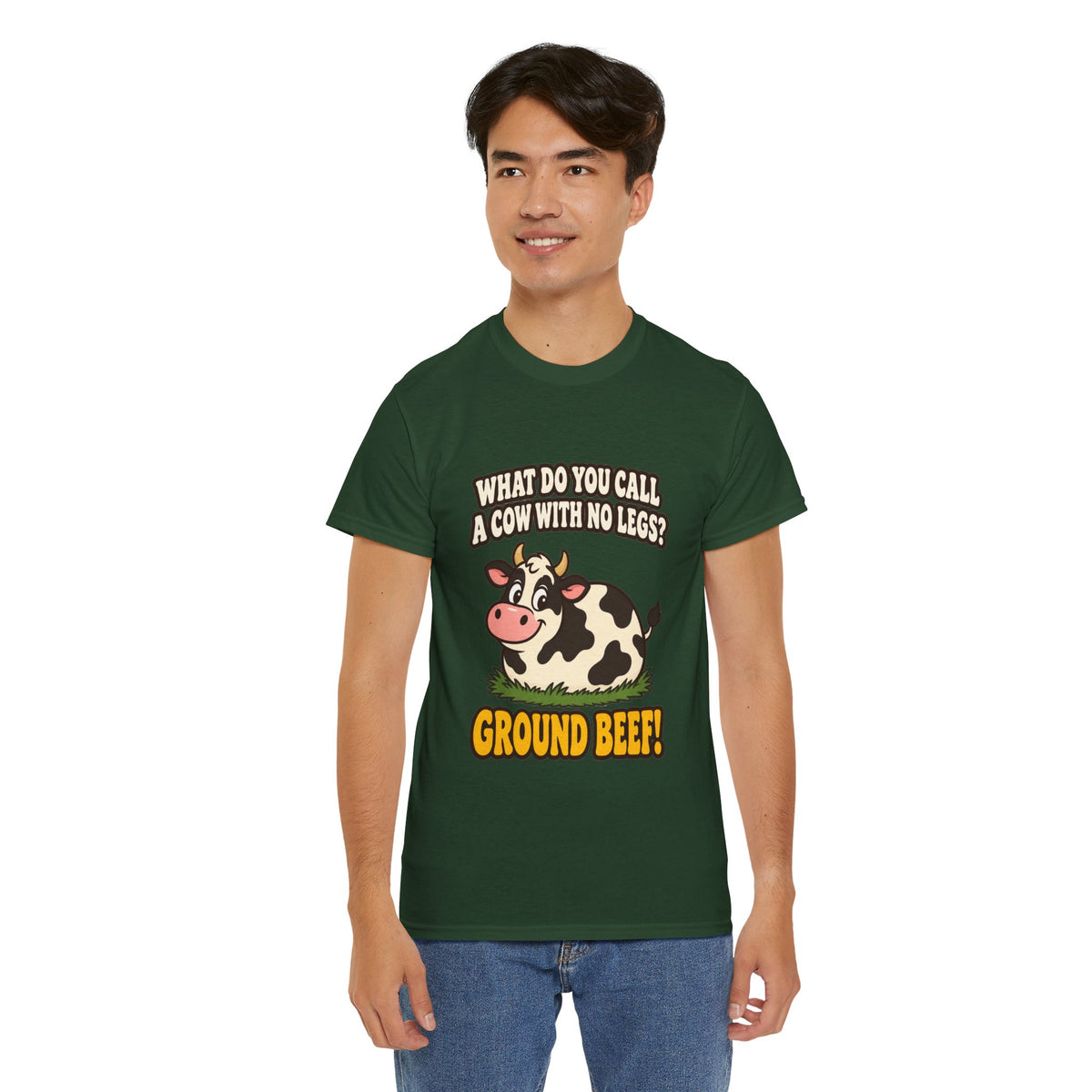 Ground Beef Cow Pun T-Shirt | Dad Joke Humor