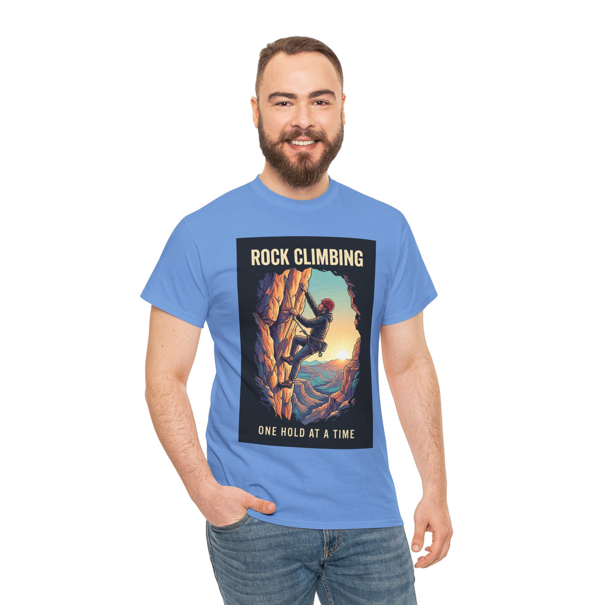 One Hold at a Time Rock Climbing T-Shirt | Outdoor Adventure
