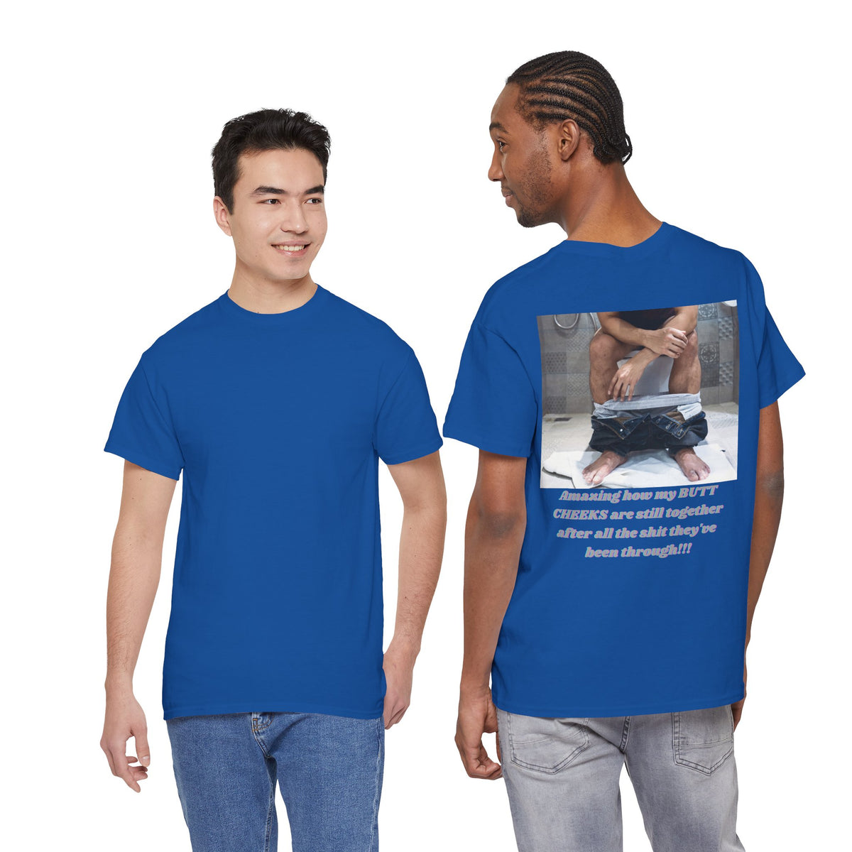 Still Together Bathroom Humor Tee – Back Print | Intuition Within