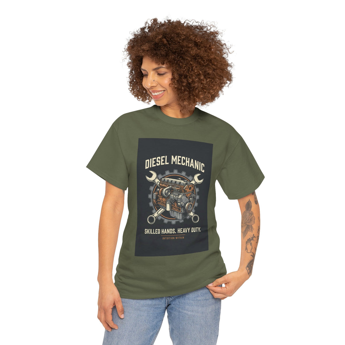 Skilled Hands, Heavy Duty Diesel Mechanic T-Shirt