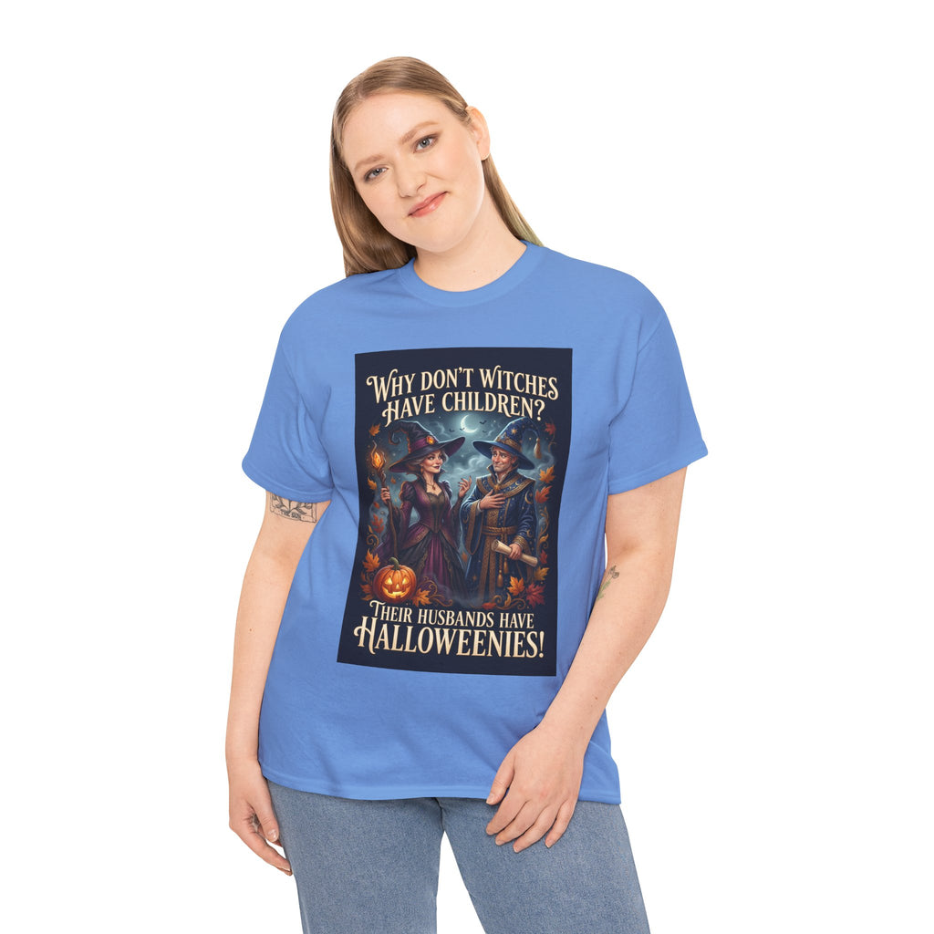 Halloweenies Witch Joke T-Shirt | Cheeky Halloween Humor