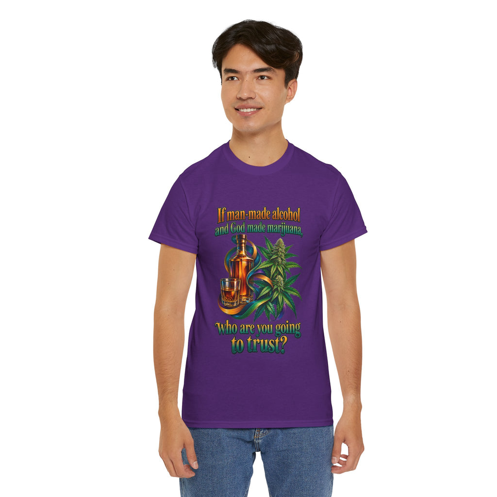 Homemade Alcohol & Cannabis Humor T-Shirt