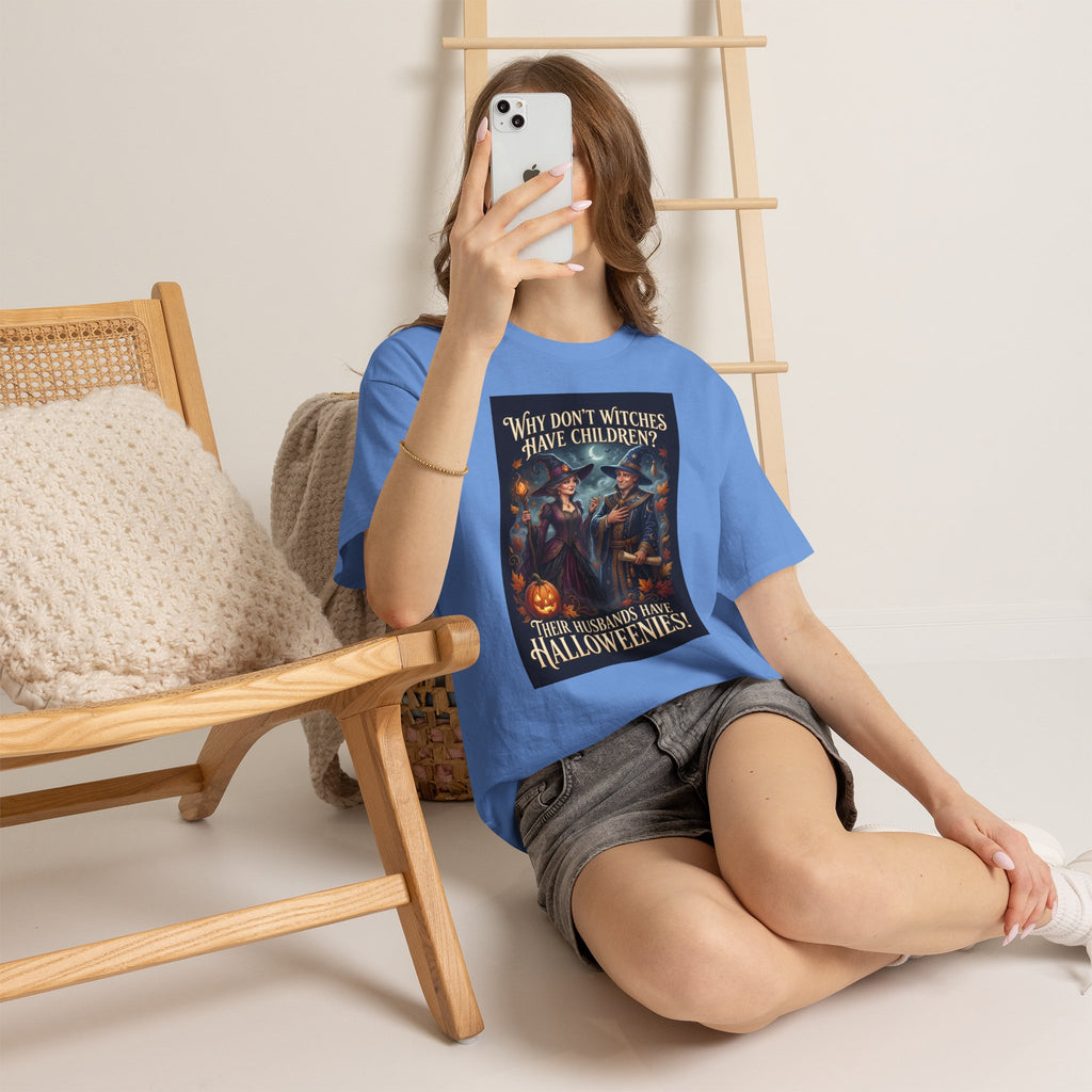 Halloweenies Witch Joke T-Shirt | Cheeky Halloween Humor