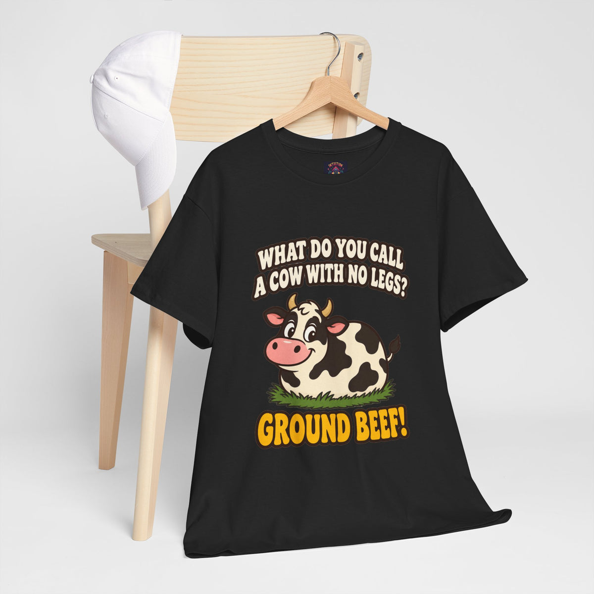 Ground Beef Cow Pun T-Shirt | Dad Joke Humor