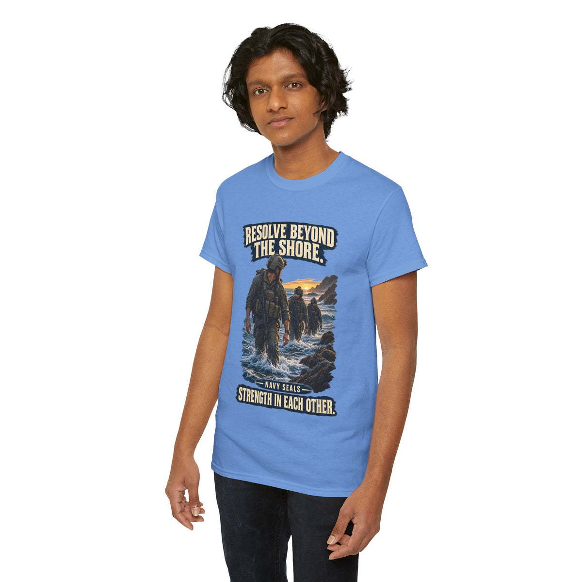 Resolve Beyond the Shore T-Shirt | Navy SEALs Tribute