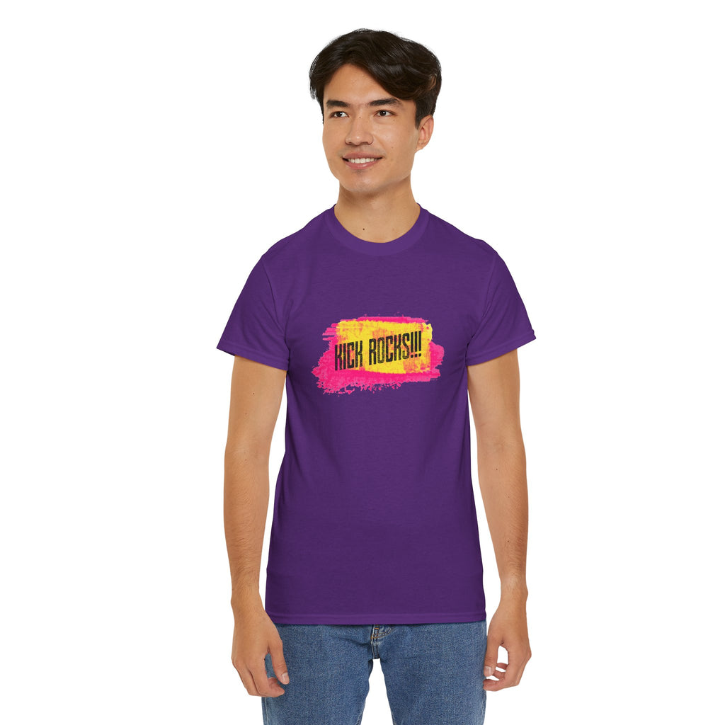 Kick Rocks Brushstroke Tee – Front Print | Intuition Within