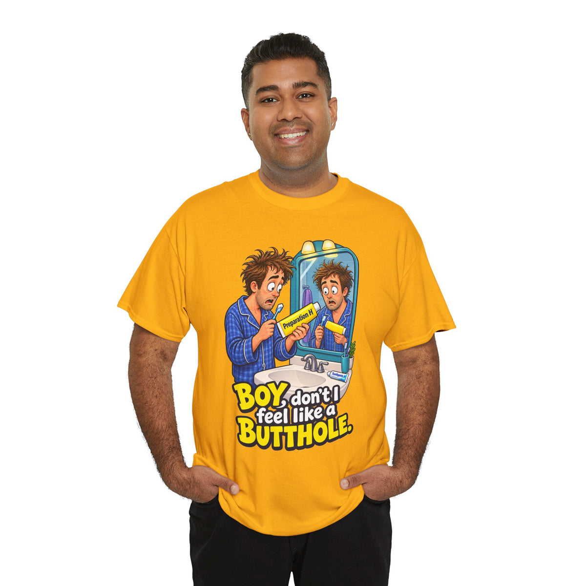 Feel Like a Butthole T-Shirt | Funny Bathroom Humor