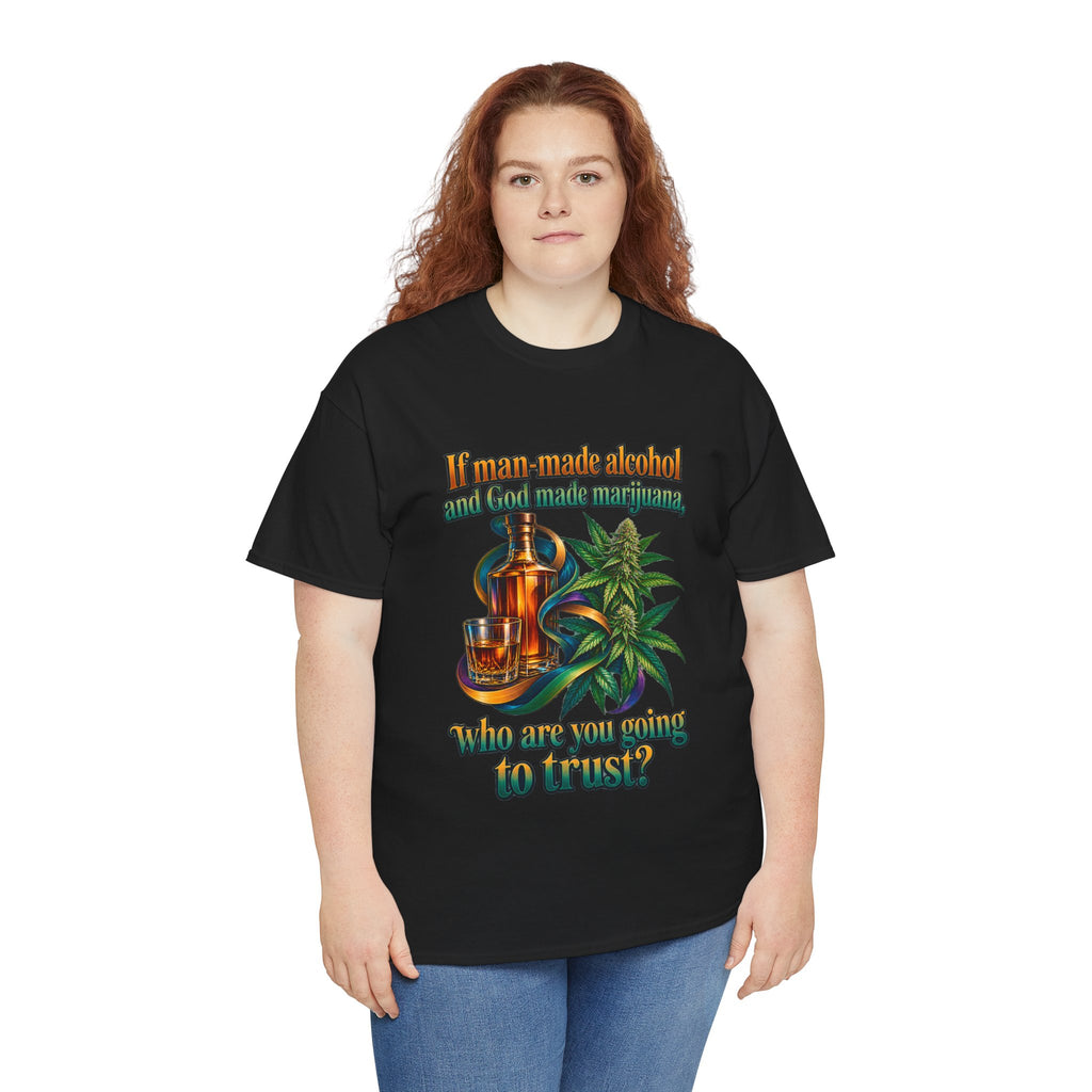 Homemade Alcohol & Cannabis Humor T-Shirt