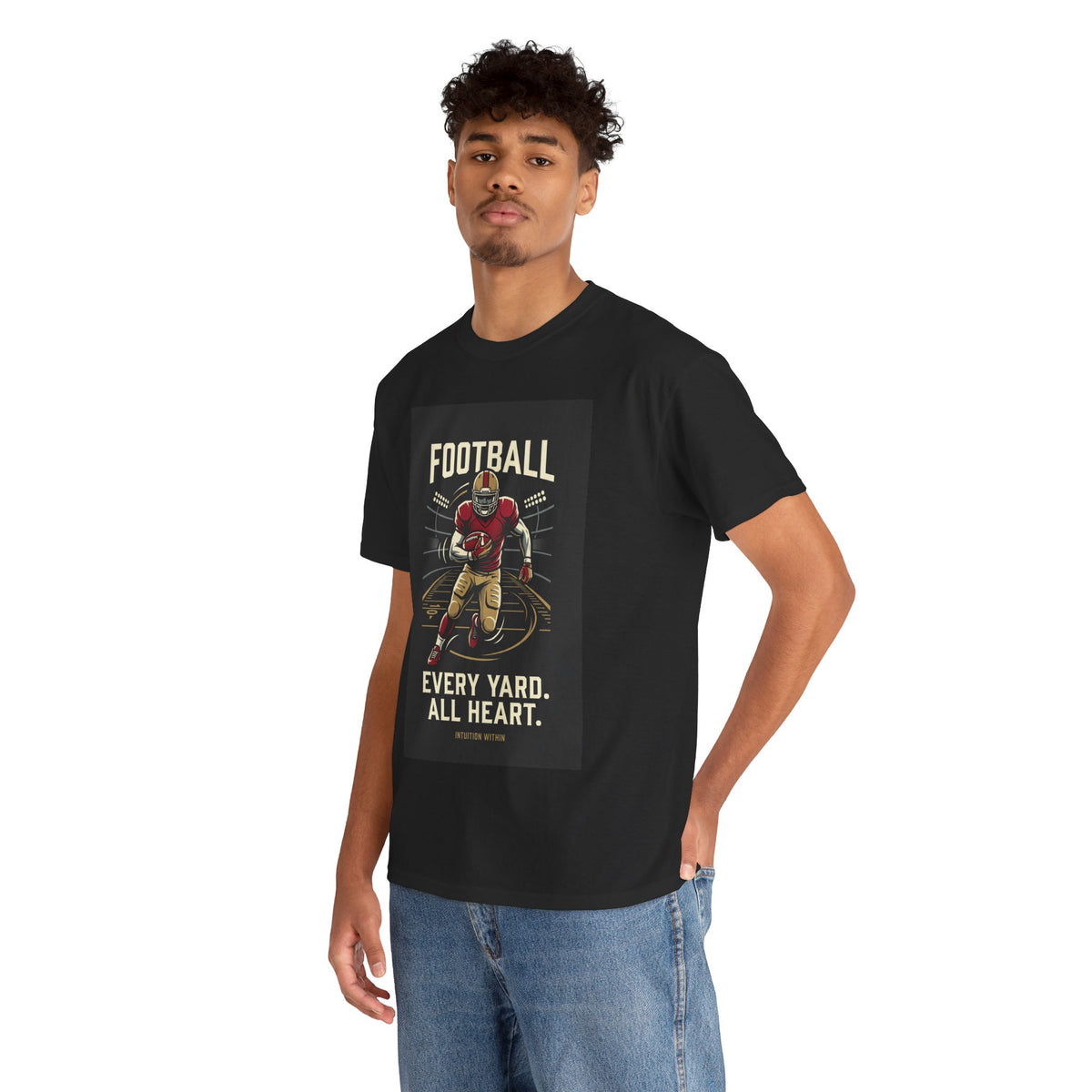 Every Yard, All Heart Football T-Shirt
