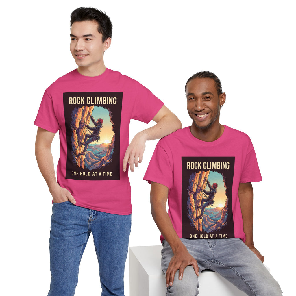 One Hold at a Time Rock Climbing T-Shirt | Outdoor Adventure