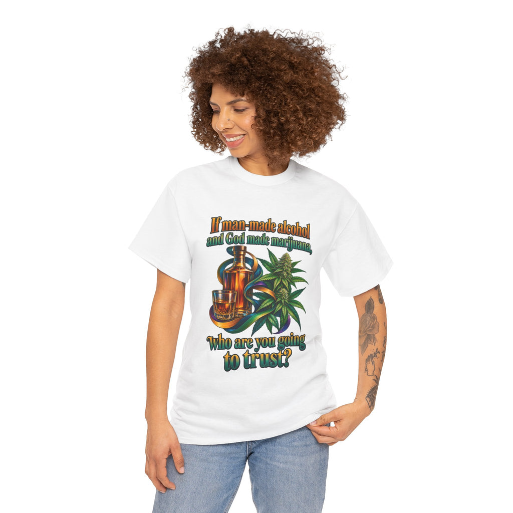 Homemade Alcohol & Cannabis Humor T-Shirt