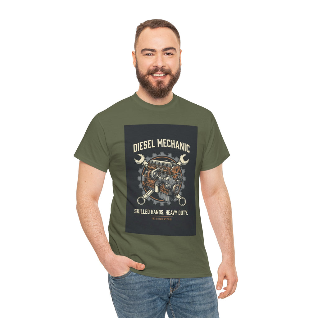 Skilled Hands, Heavy Duty Diesel Mechanic T-Shirt