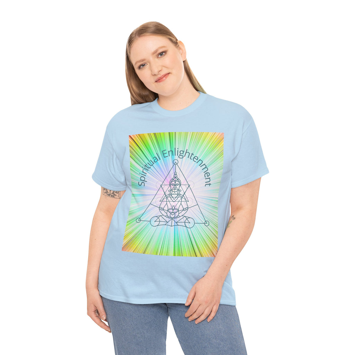 Spiritual Enlightenment Sacred Geometry T-Shirt