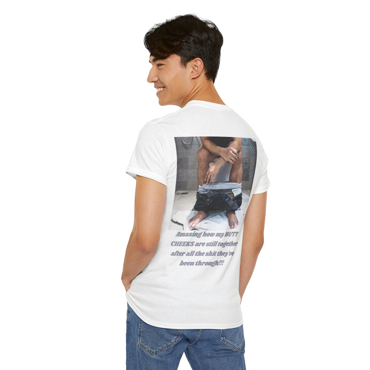 Still Together Bathroom Humor Tee – Back Print | Intuition Within