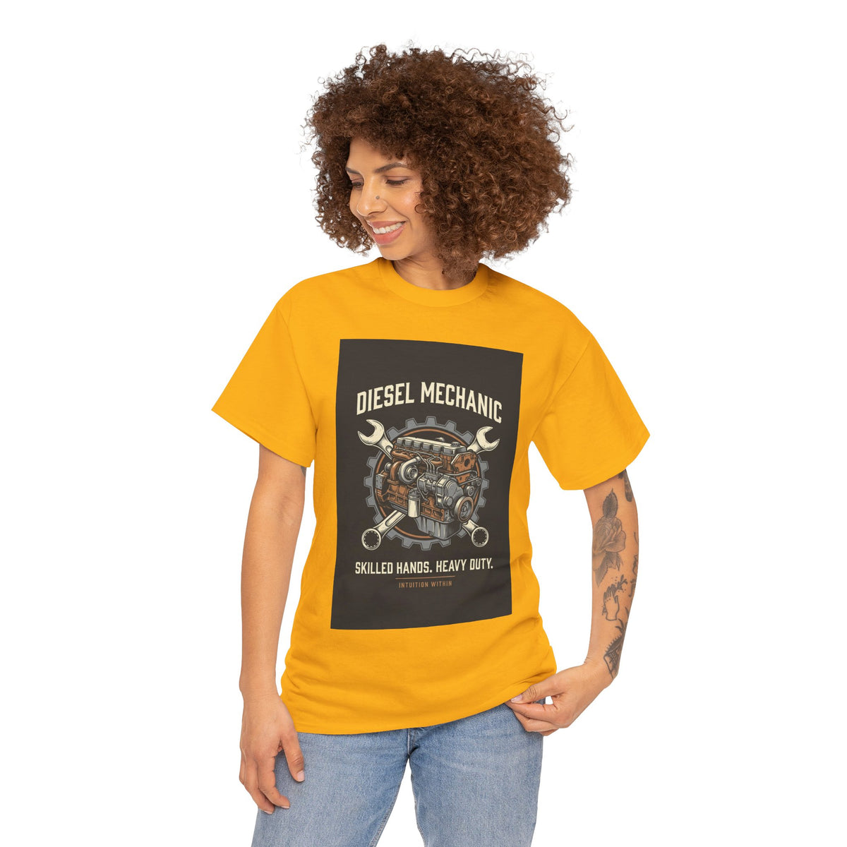 Skilled Hands, Heavy Duty Diesel Mechanic T-Shirt
