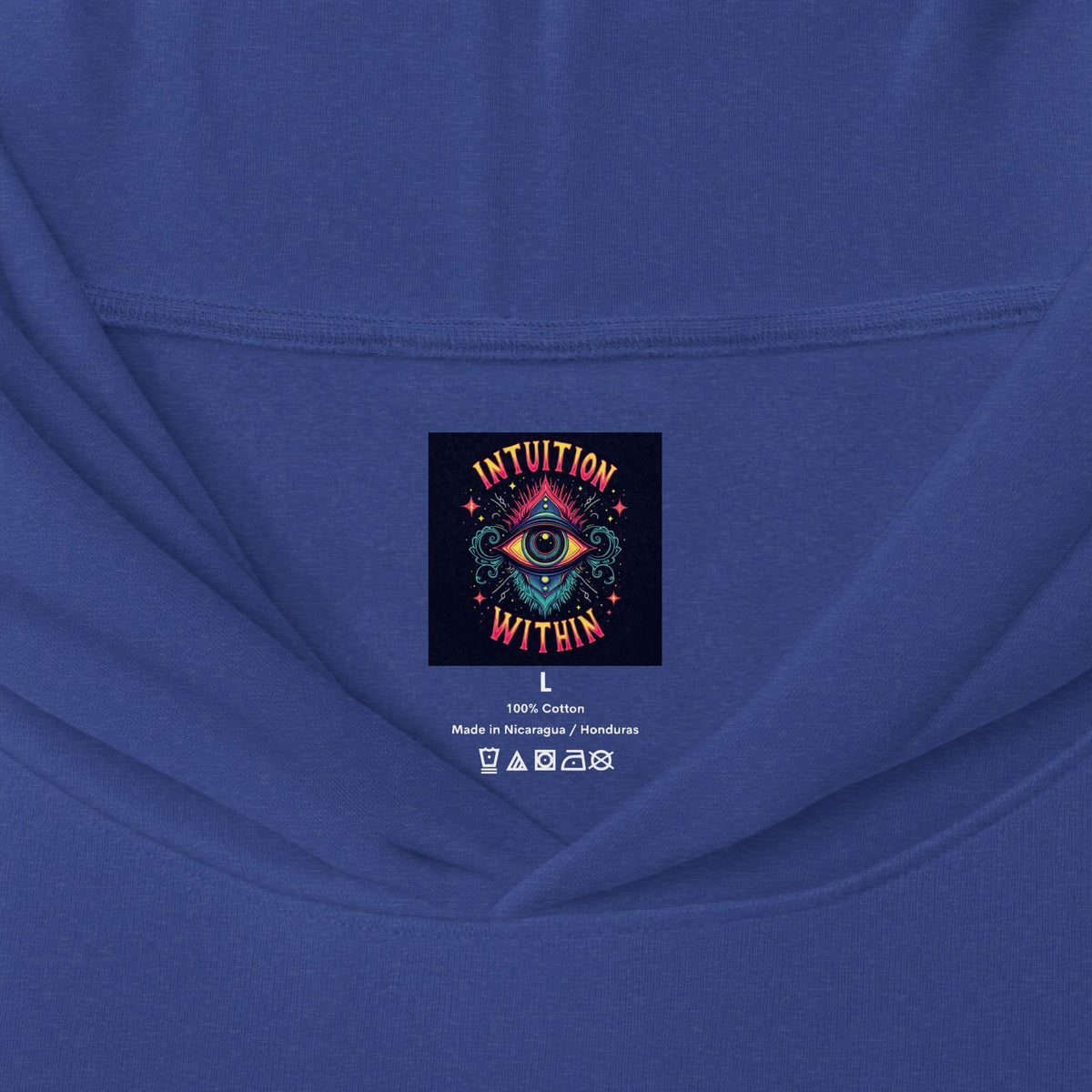 Cosmic Inspiration Hooded Long Sleeve Tee | Intuition Within Signature Series