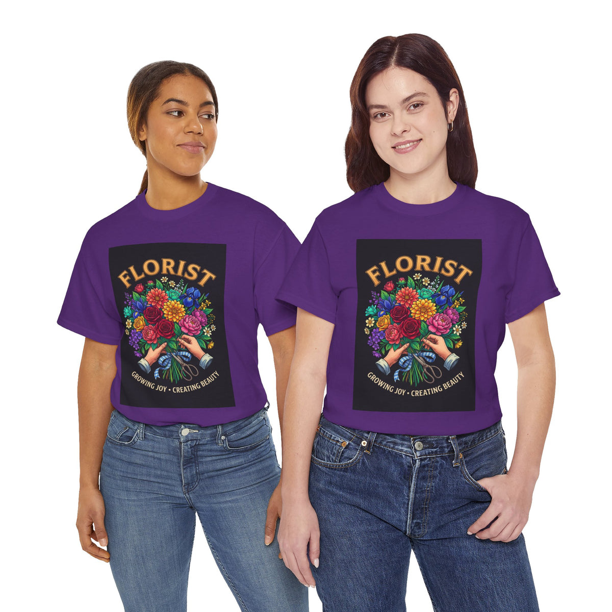 Growing Joy, Creating Beauty Florist T-Shirt