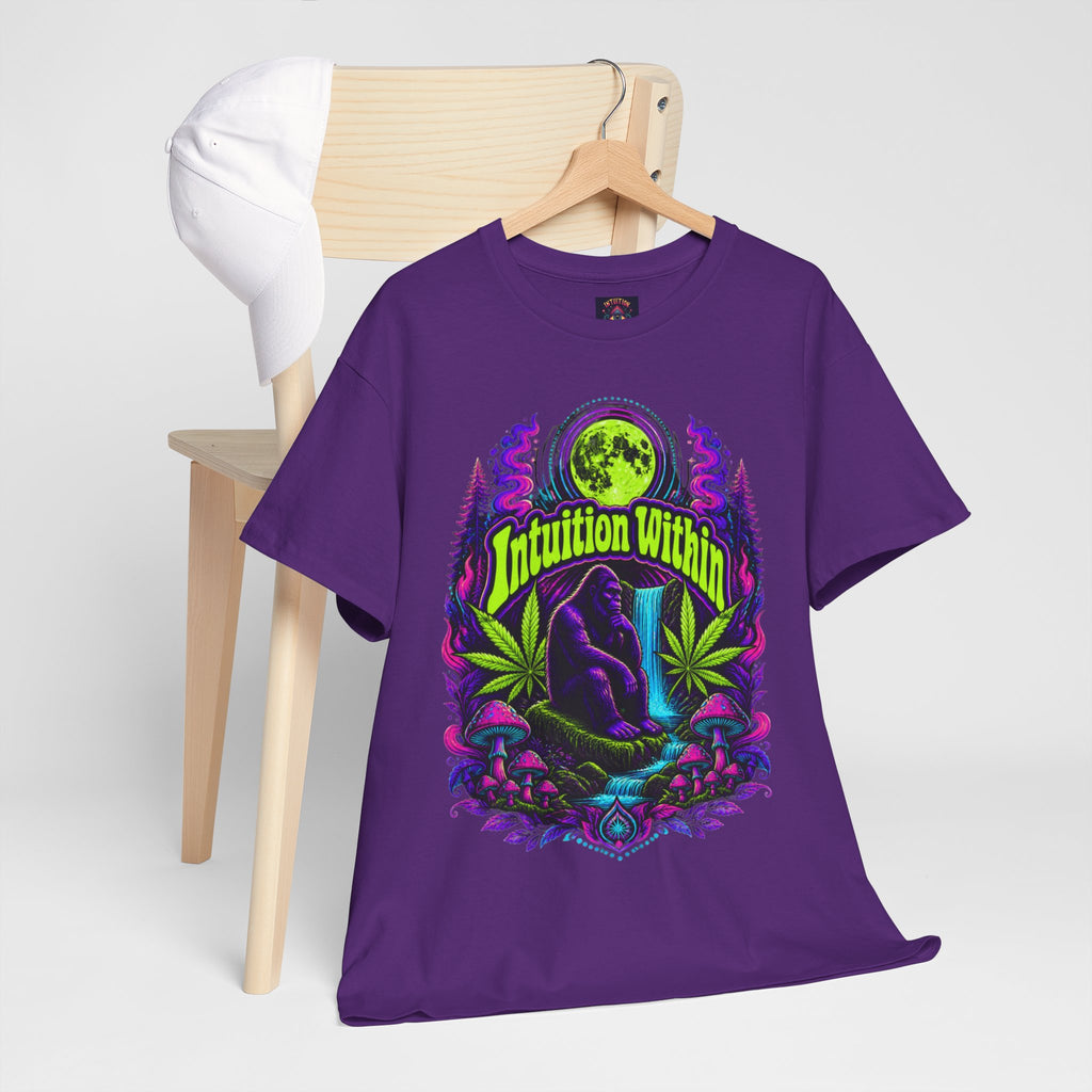 Moonlit Bigfoot Waterfall Graphic Tee