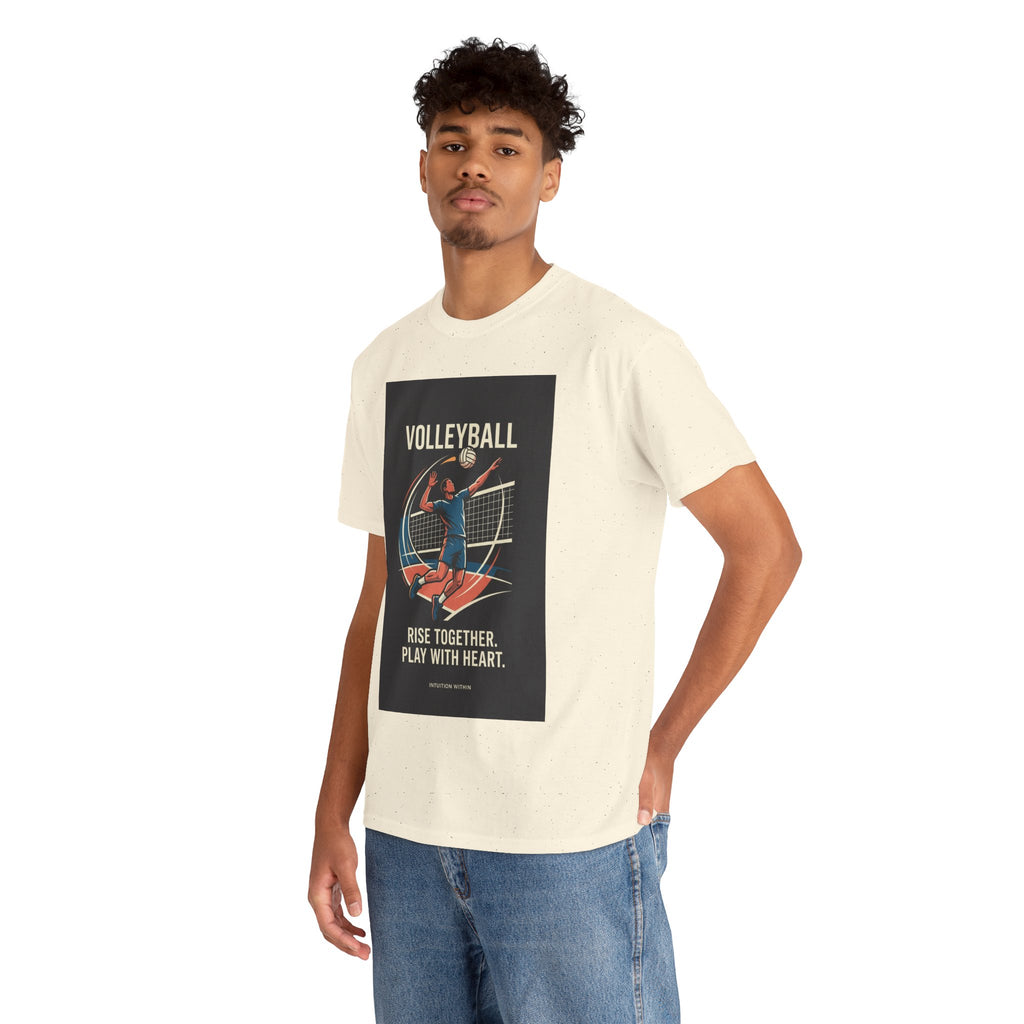 Rise Together, Play with Heart Volleyball T-Shirt