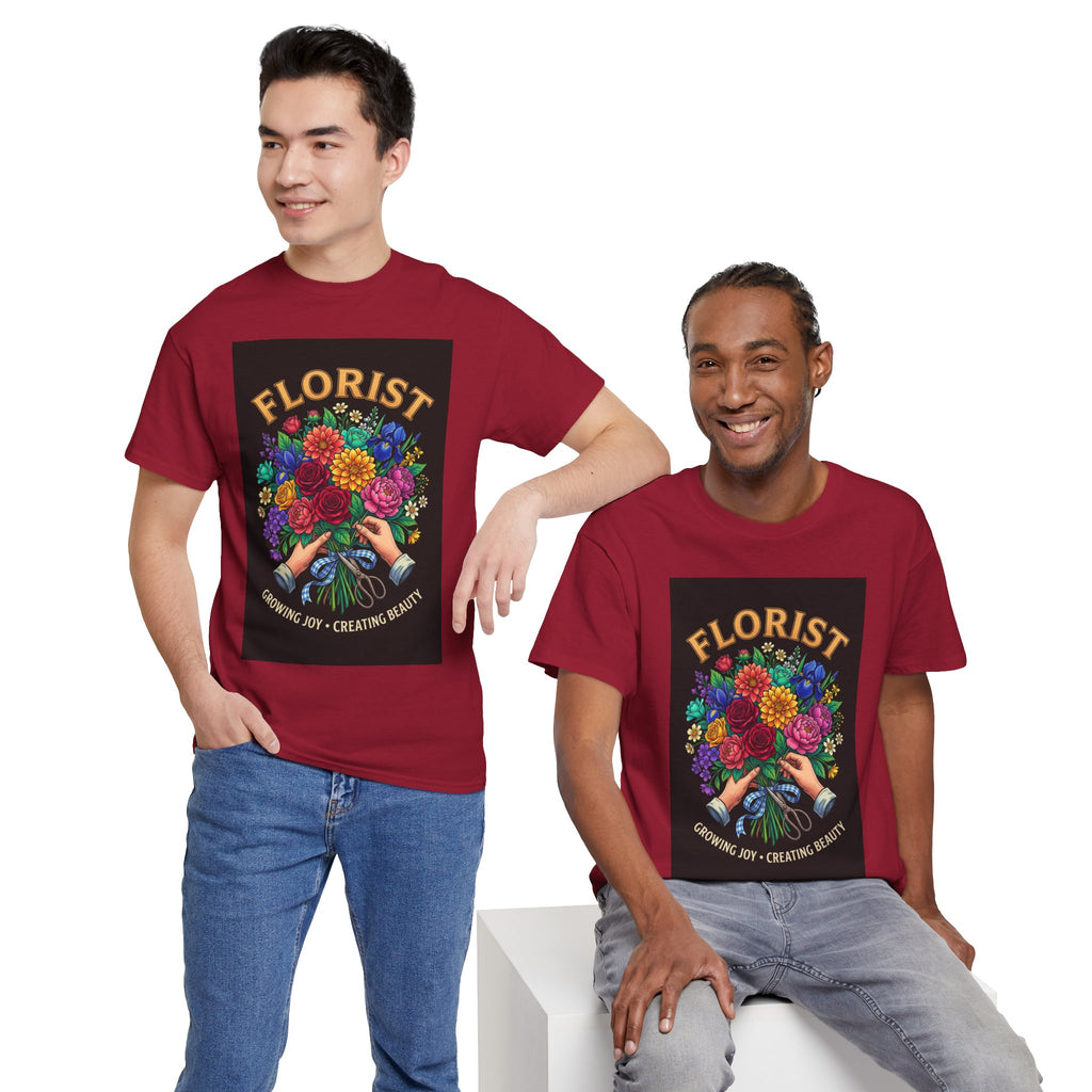 Growing Joy, Creating Beauty Florist T-Shirt