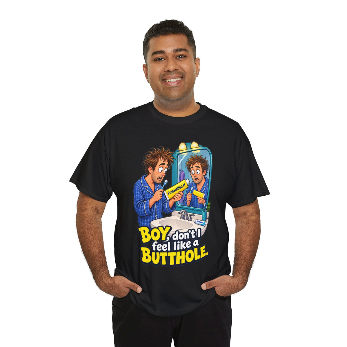 Feel Like a Butthole T-Shirt | Funny Bathroom Humor