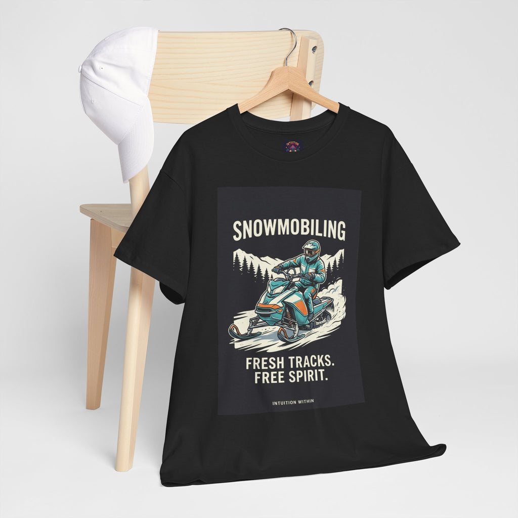 Fresh Tracks, Free Spirit Snowmobiling T-Shirt
