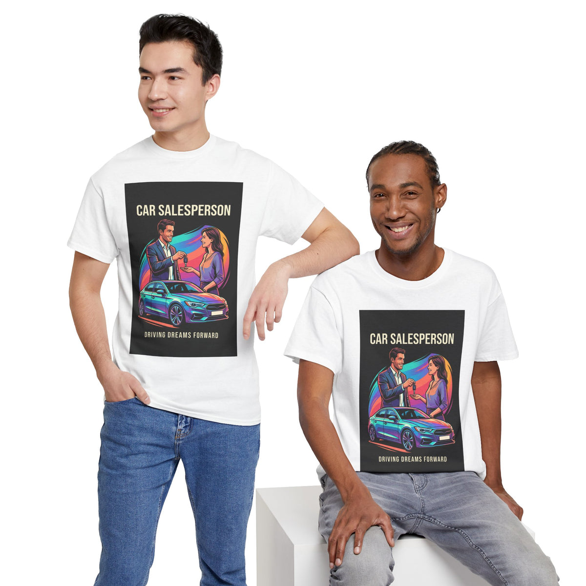 Driving Dreams Forward Car Salesperson T-Shirt