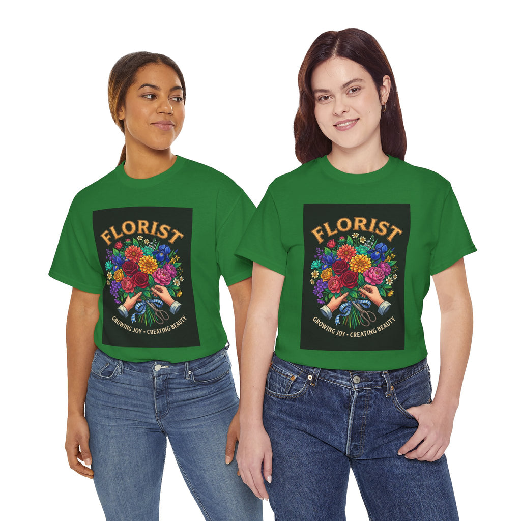 Growing Joy, Creating Beauty Florist T-Shirt