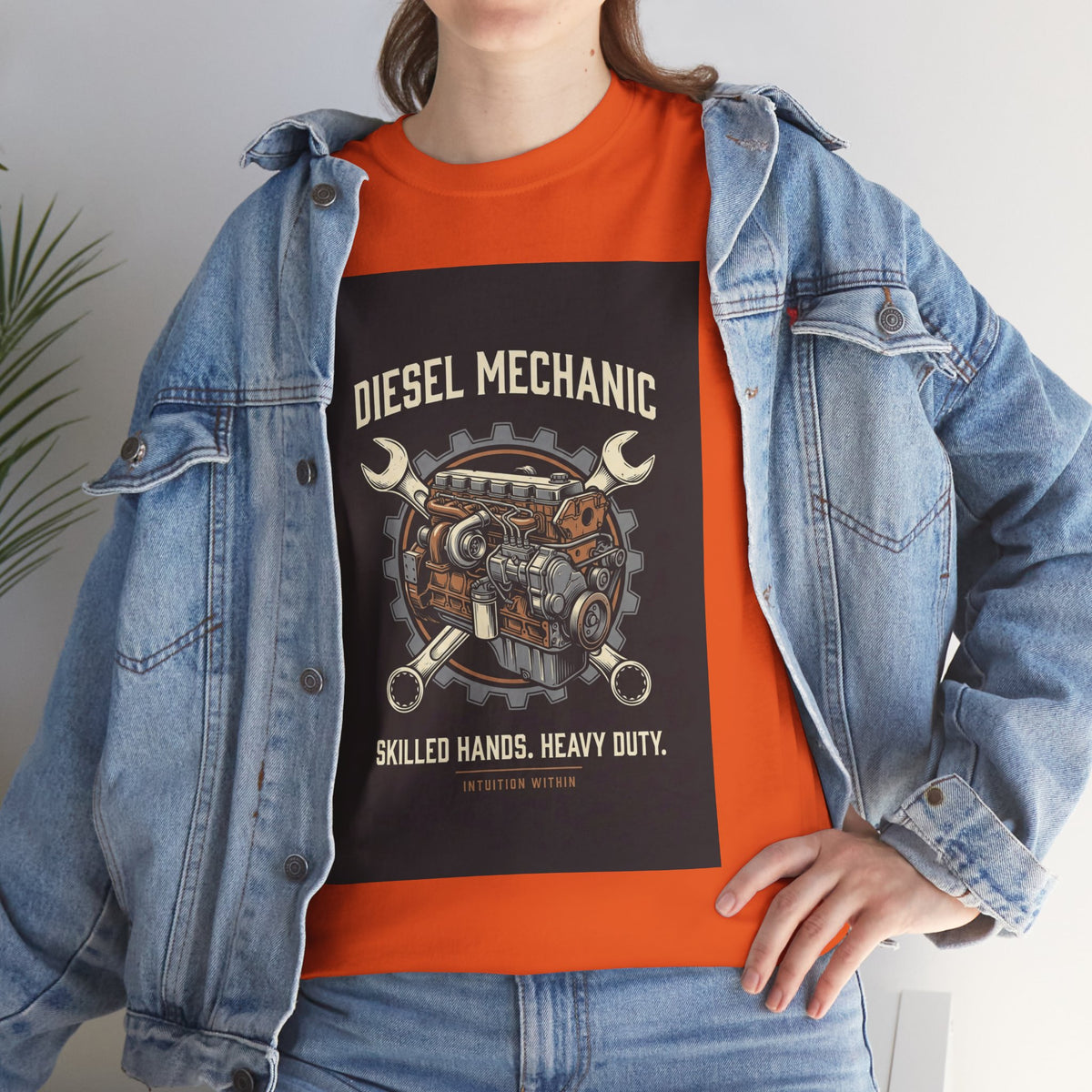 Skilled Hands, Heavy Duty Diesel Mechanic T-Shirt