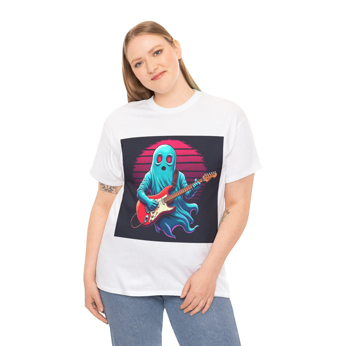 Ghost Guitarist Graphic Tee
